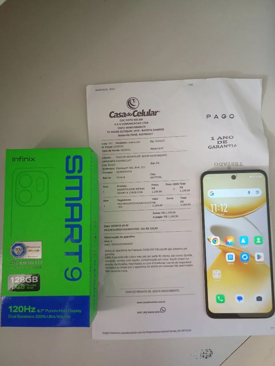 Vendo celular infinix smart 9  - Foto 3