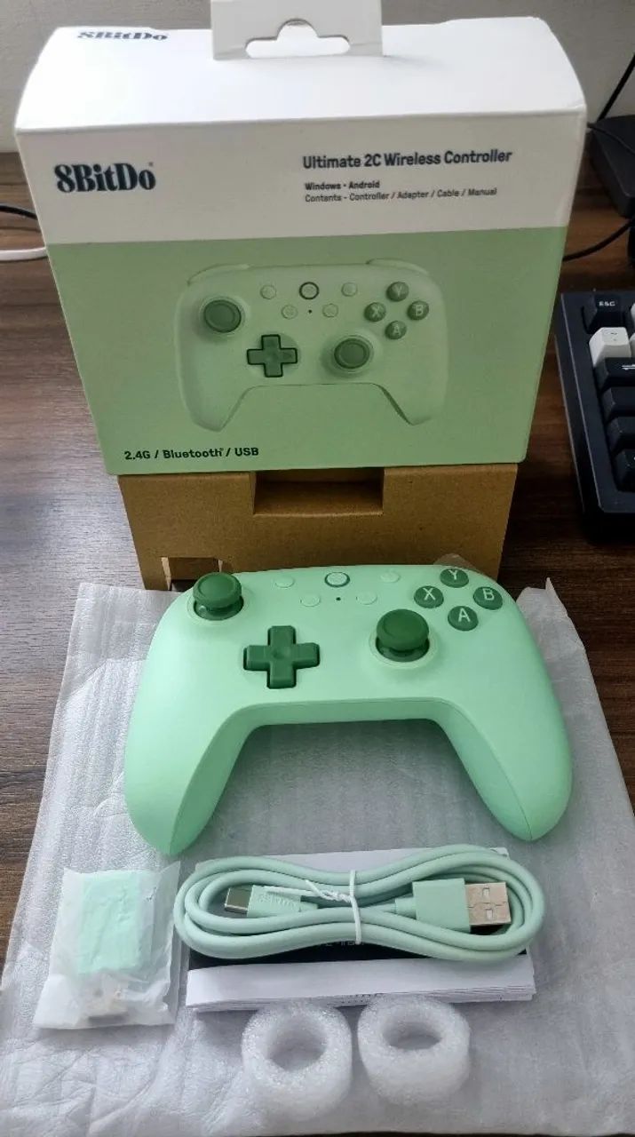 Controle 8BitDo Ultimate 2C novo - Foto 2