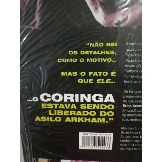 CORINGA DE BRIAN AZZARELLO E LEE BERMEJO DC COMICS PANINI batman asilo arkham robin - Foto 4