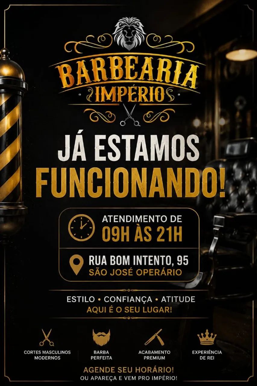 Estamos contratando barbeiro 