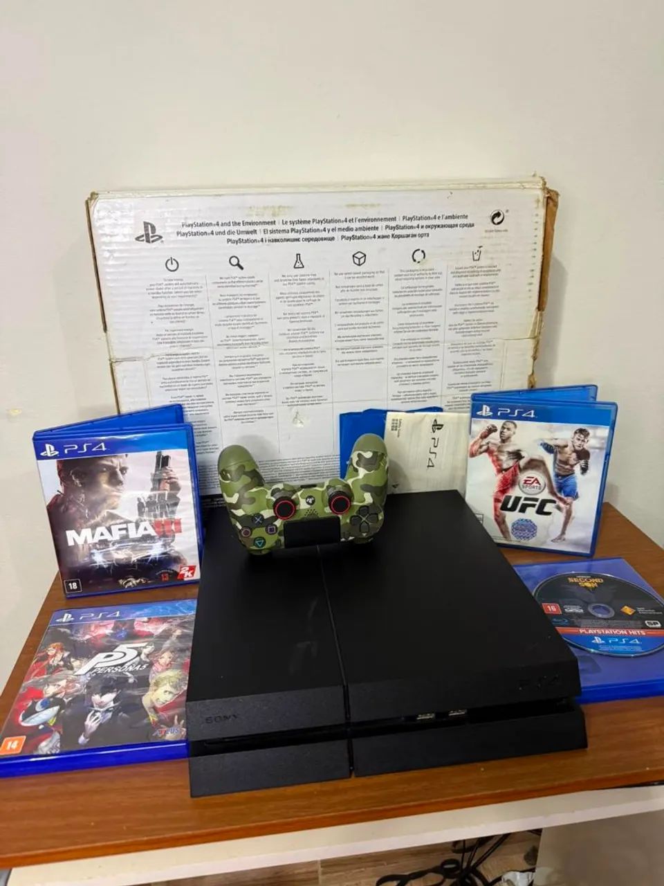 Ps4 com caixa e jogos pegando tudo perfeitamente  - Foto 5