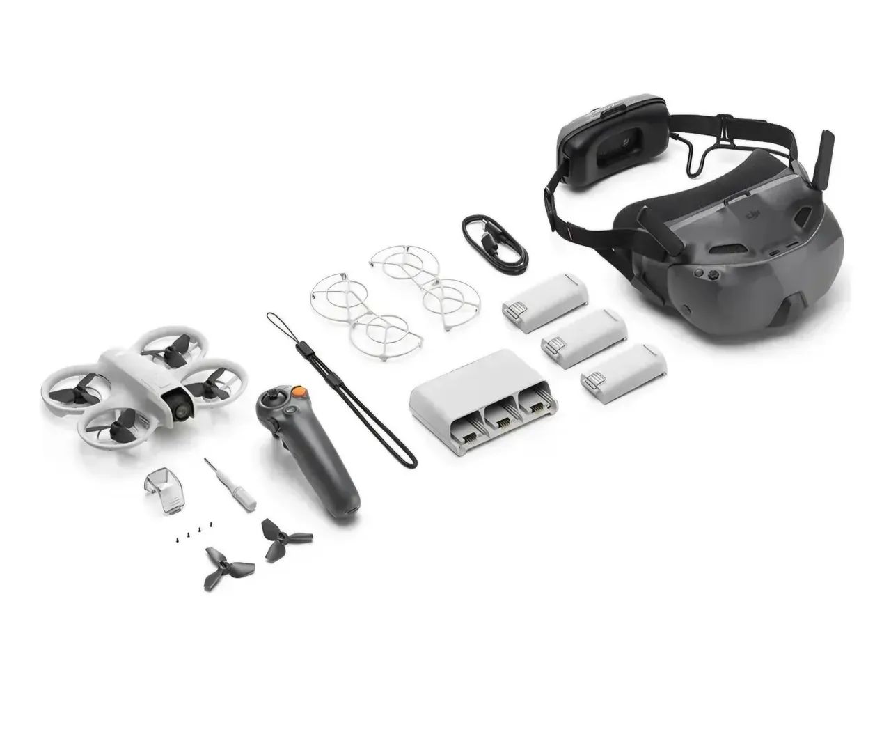 Drone Dji Neo Motion Fly More Combo Goggles N3 + Motion 3 Cor Branco - Foto 4