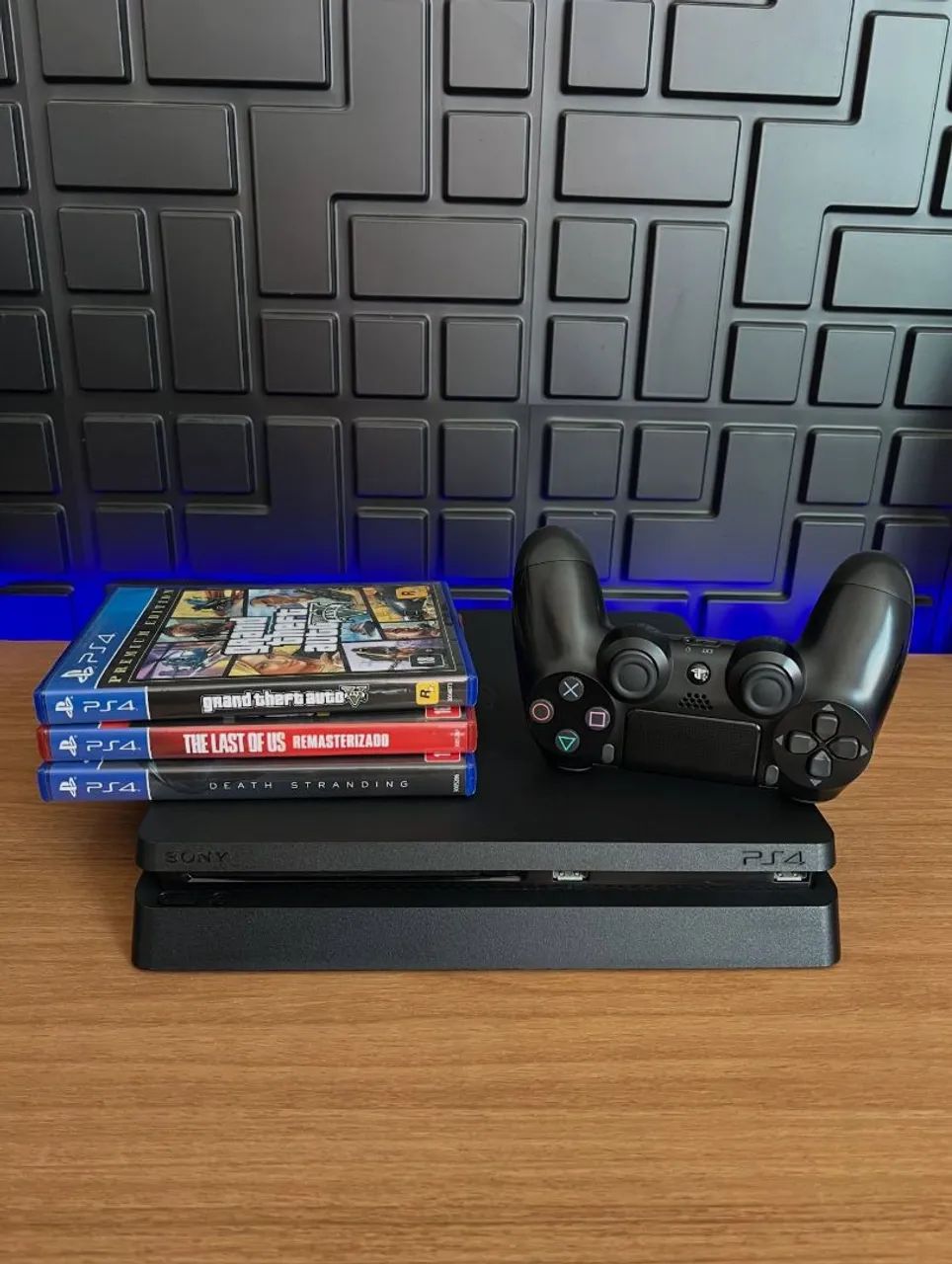 Playstation 4 Slim PERFEITO ESTADO - Foto 4