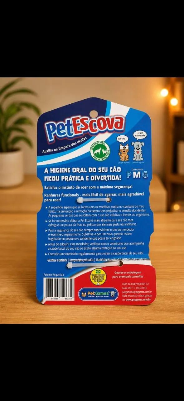 Brinquedo para cachorro , mordedor que auxilia na limpeza dos dentes  - Foto 2