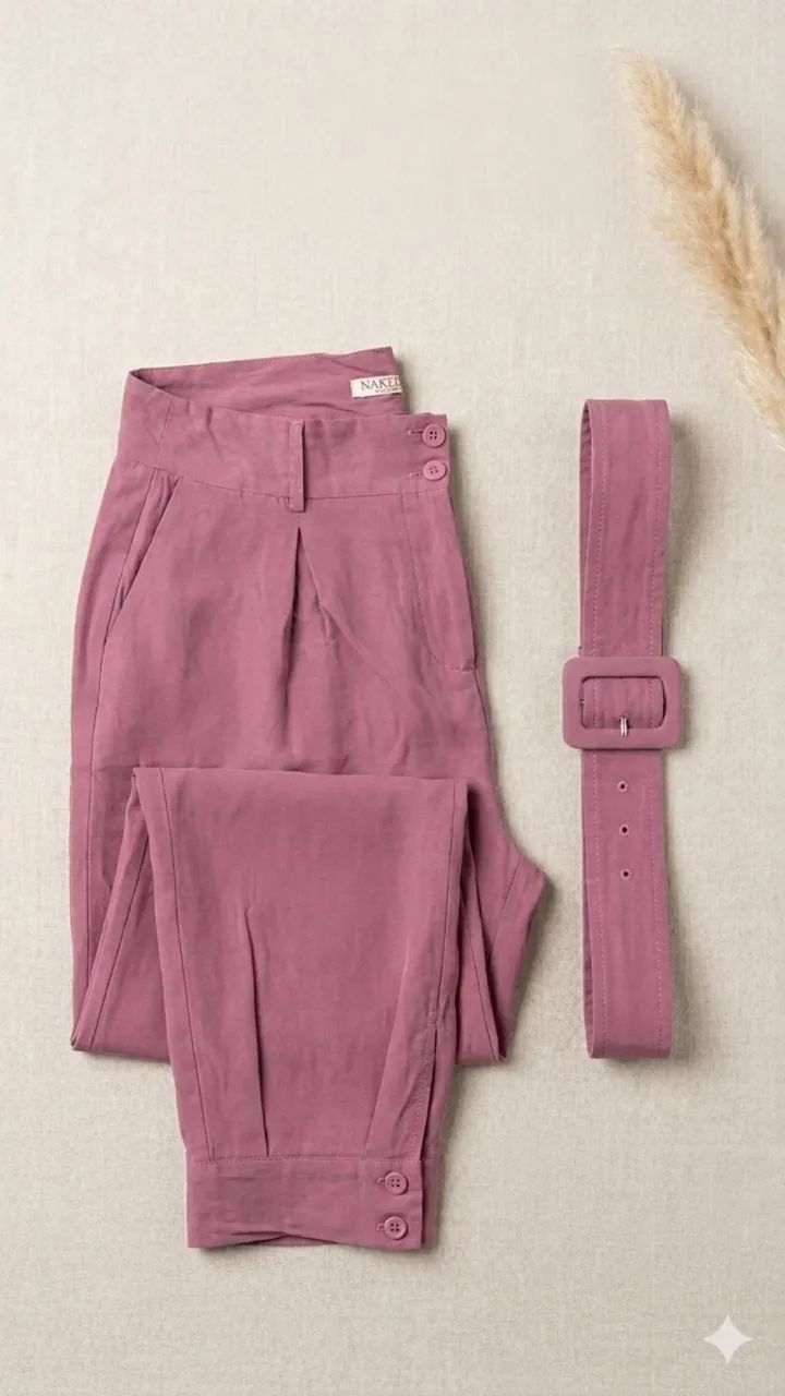 Calça rosa 