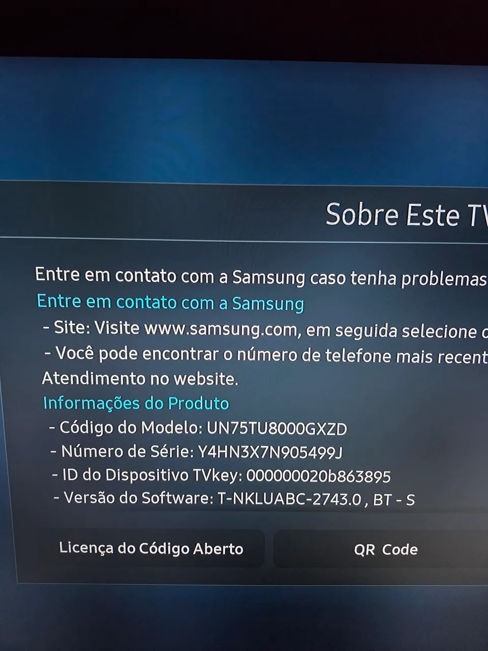 Smart tv samsung 75 4k crystal UHD TU8000 - Foto 4