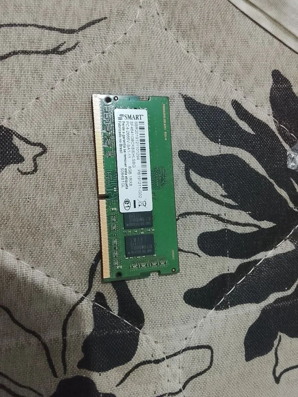Memória RAM nootebook 8GB