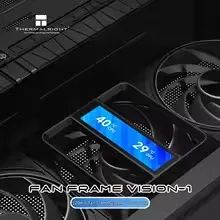 Thermalright FAN FRAME VISION-1 12cm Tela Plana IPS LCD de 3,69 polegadas Personalizada  - Foto 3