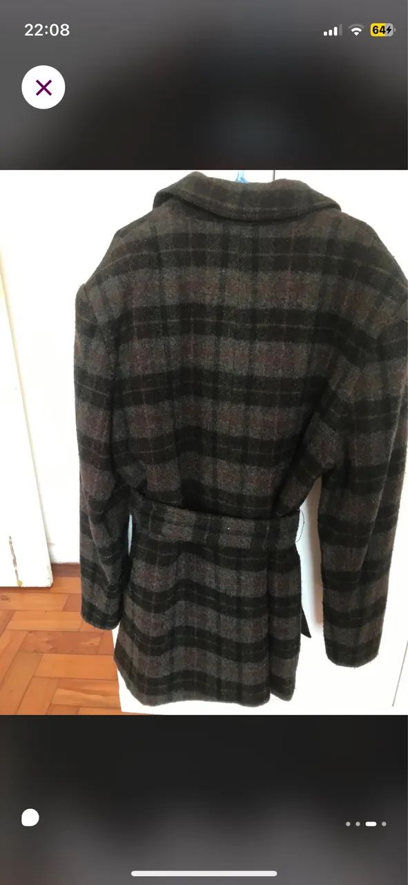 Sobretudo lã batida - Foto 2