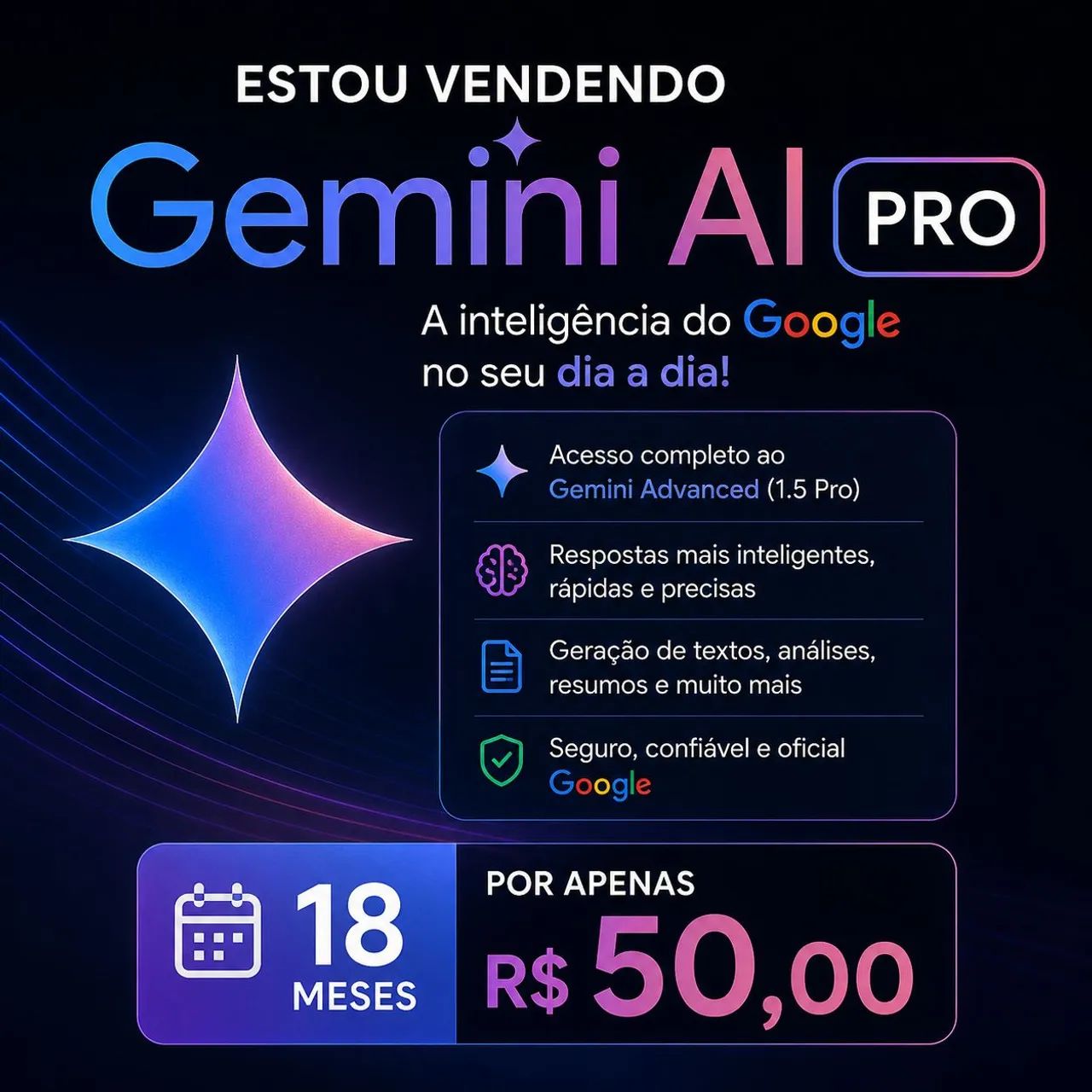 Acesso Google ai pro - ia do Google 