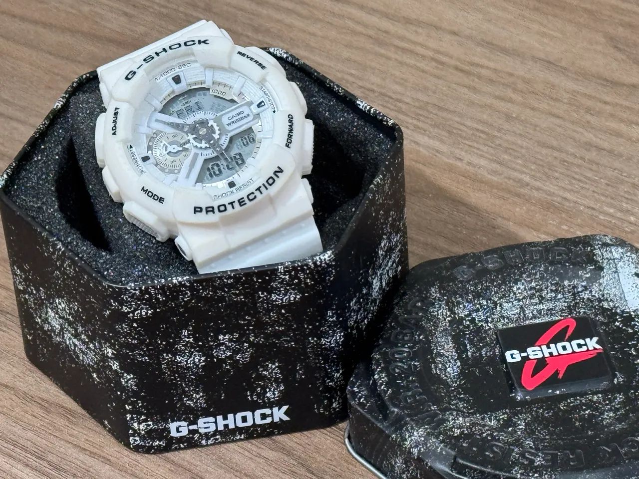 Casio Gshock branco g110 relógio militar 