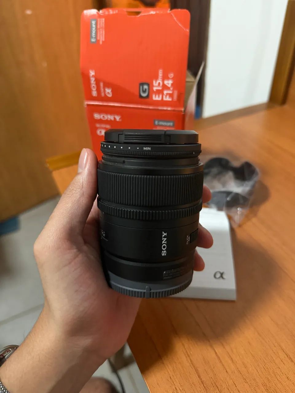 Lente Sony 15mm f1.4 com Nota fiscal - Foto 3