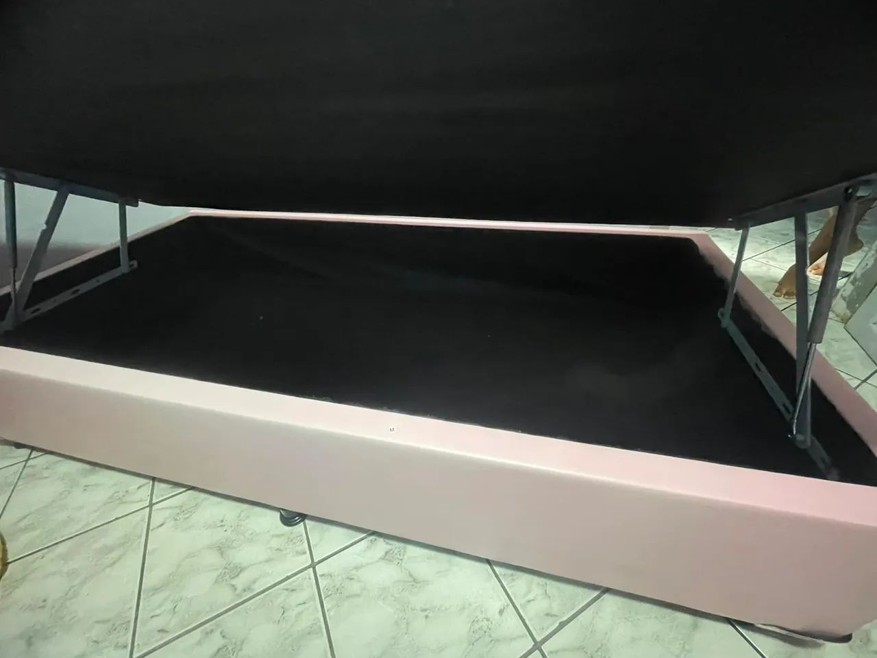 Cama bau solteiro rosa - Foto 3