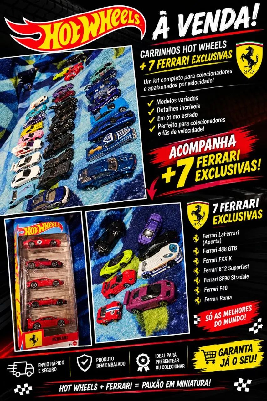 Coleção Hot wheels 