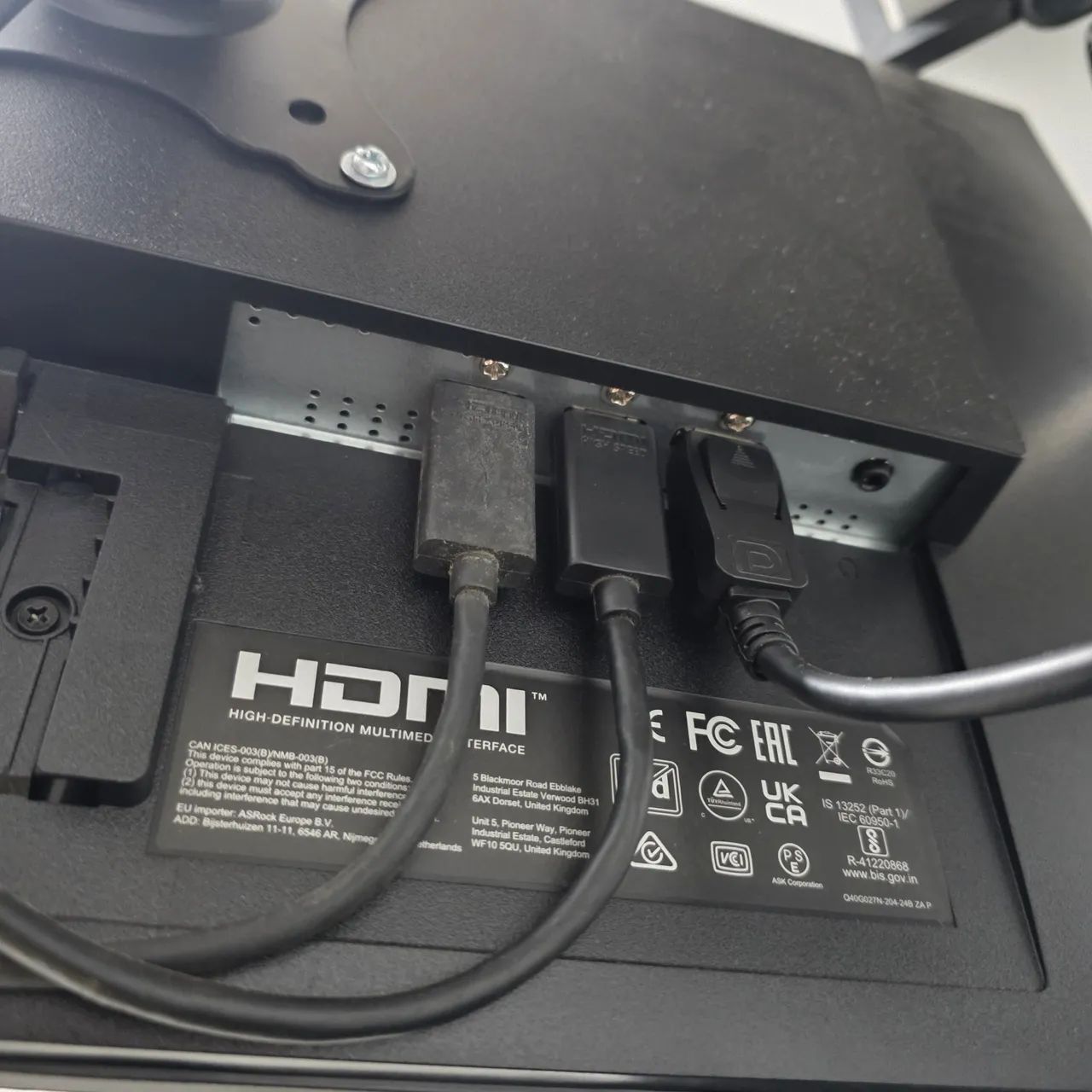 Monitor 27 polegadas FullHD (1920x1080p) 180hz, DP e 2x HDMI painel IPS furação VESA *Zero - Foto 3