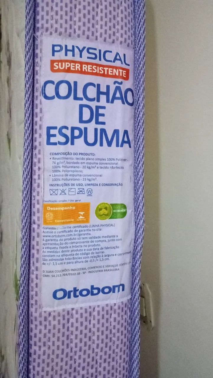 2 COLCHOES DE ESPUMA ORTOBOM  INFANTIL OU SOKTEIRO  CADA UM TEM SEU PREÇO  - Foto 2