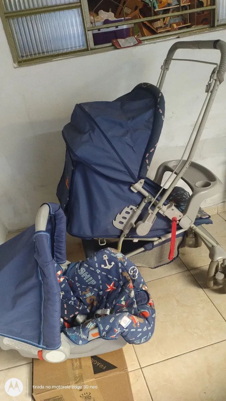 Conjunto de carrinho e BB conforto  - Foto 4