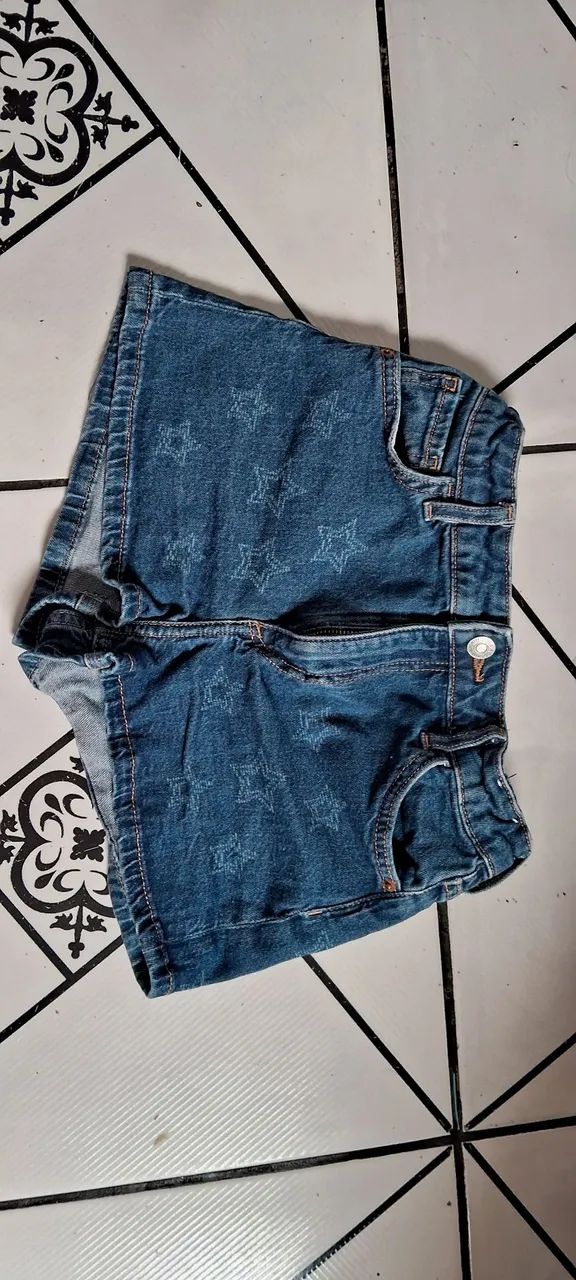 Shorts jeans menina - Foto 4