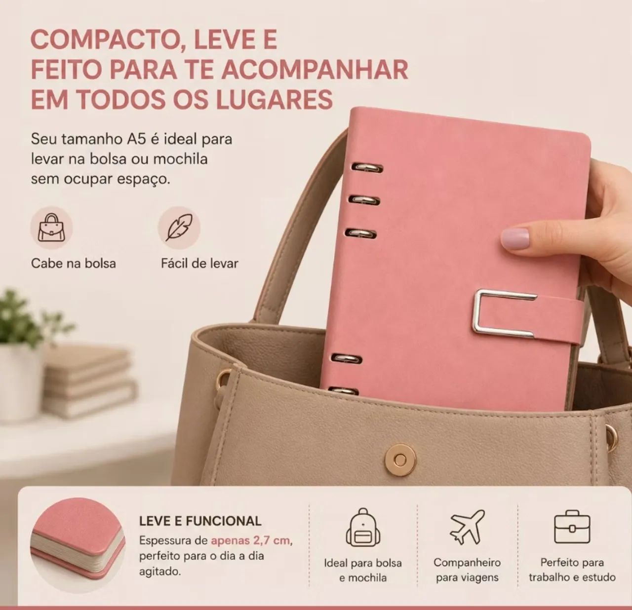 Agenda corporativa sem data A5 - Foto 2