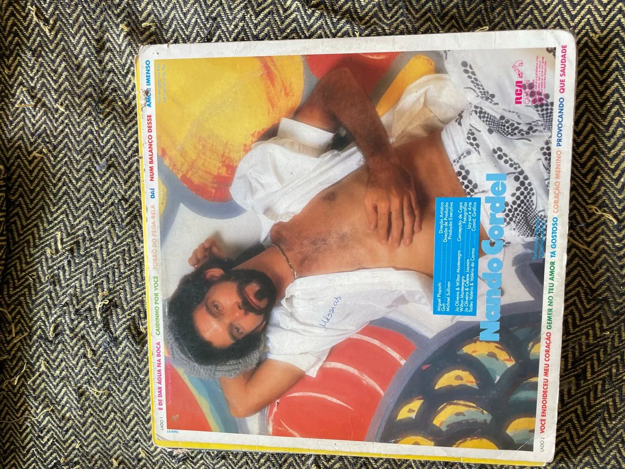 Lp Nando Cordel - É De Dar Água Na Boca - 1986  - Foto 3