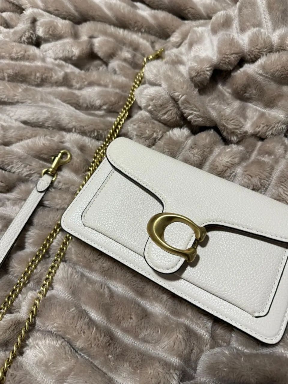 Bolsa Coach Tabby Off-White - Foto 3