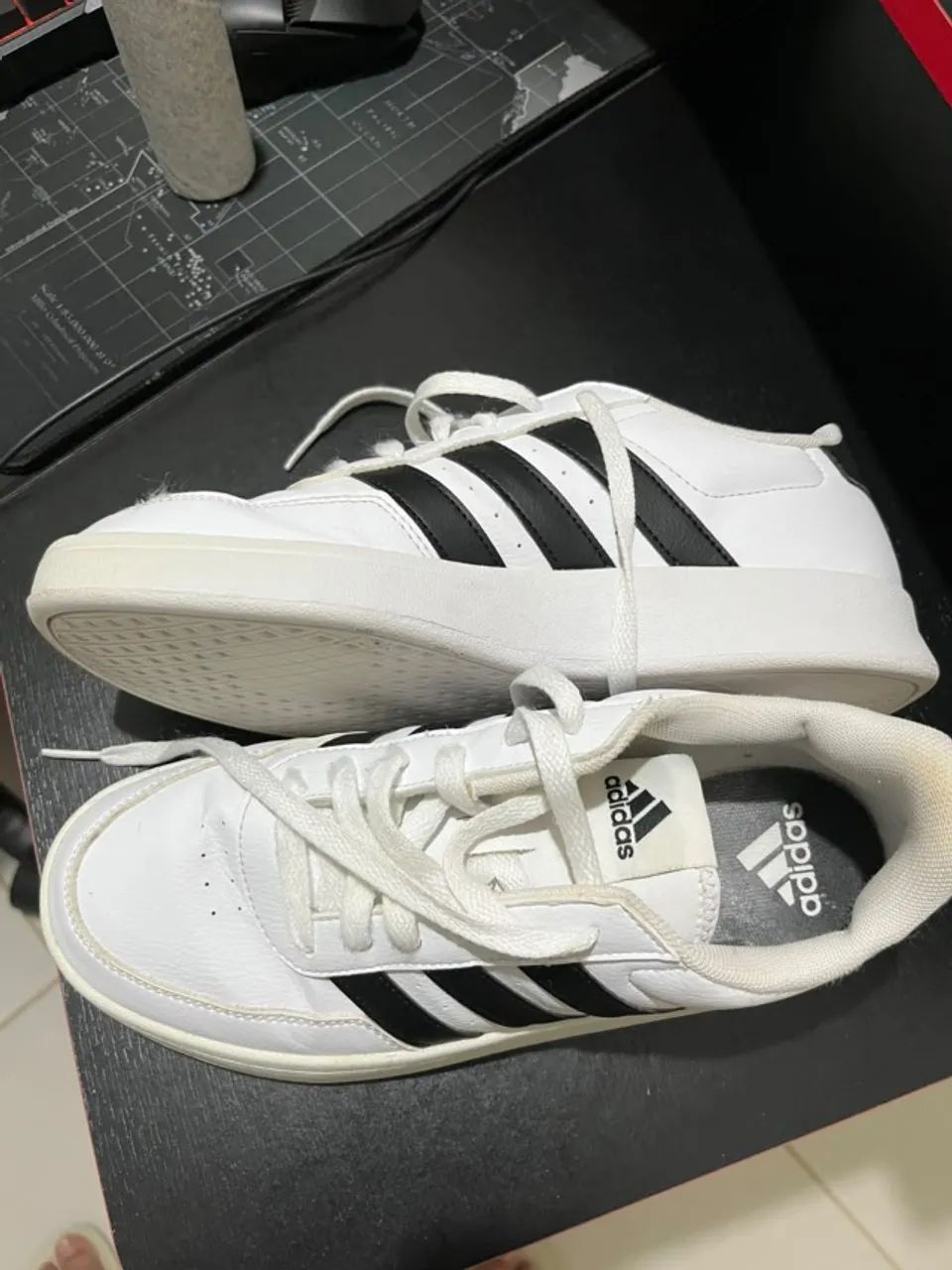 Tenis Adidas Breaknet nº 39 - Pouco Usado - Foto 4