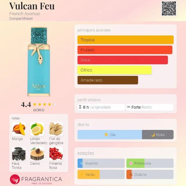 Vulcan Feu - French Avenue - 100 Ml - Foto 3