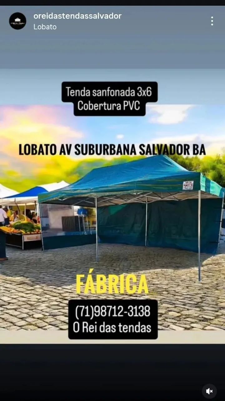Tenda sanfonada monta rápido  - Foto 3