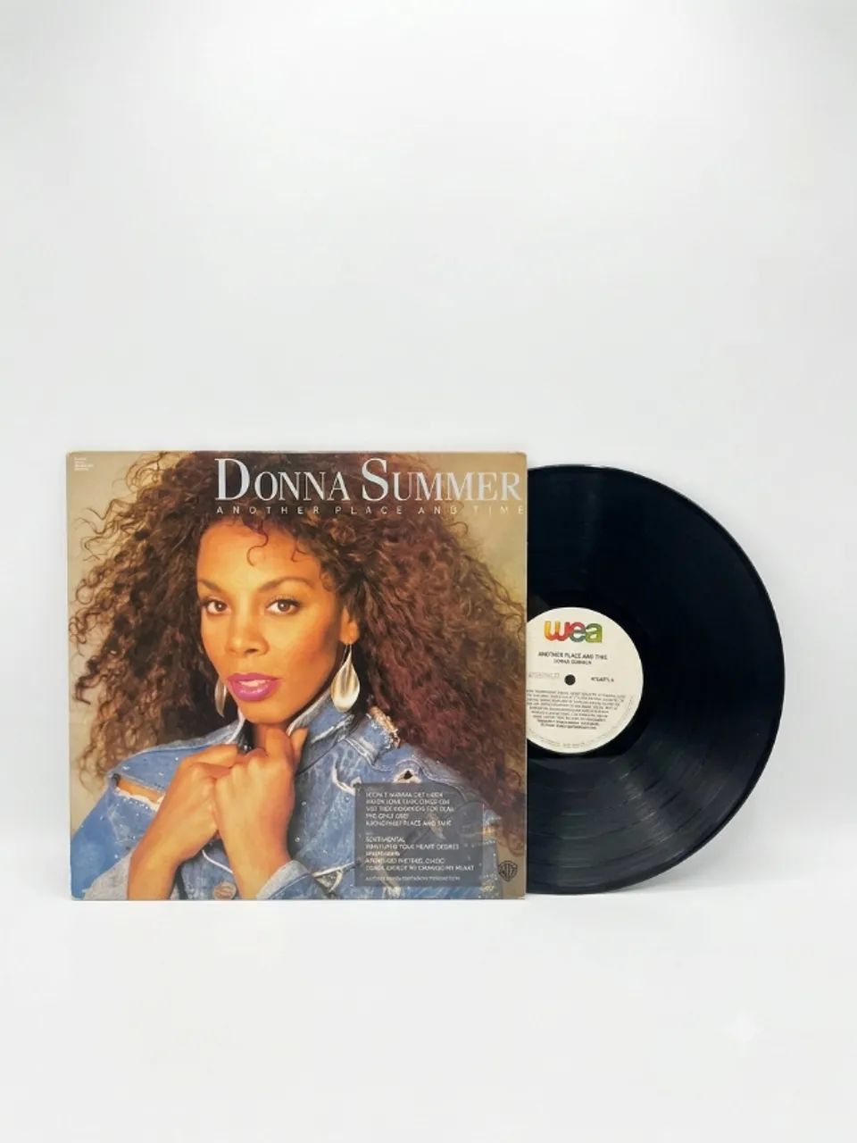 Disco de vinil Donna Summer - Another Place and Time, lançado em 1989