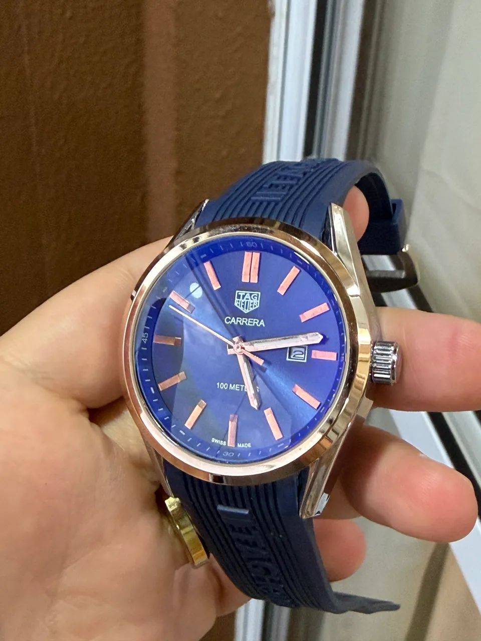 Relógio Tag Azul