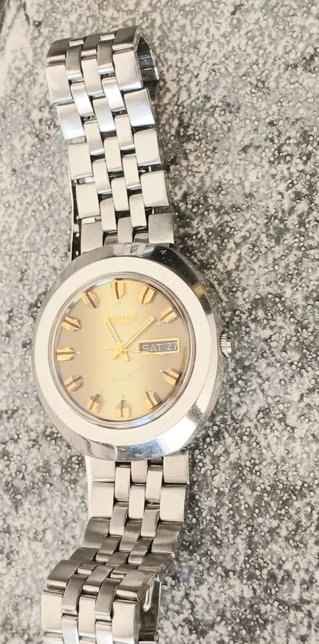 Belíssimo e raro exemplar Relógio Citizen Japan automático década de 1970 coleção  - Foto 4