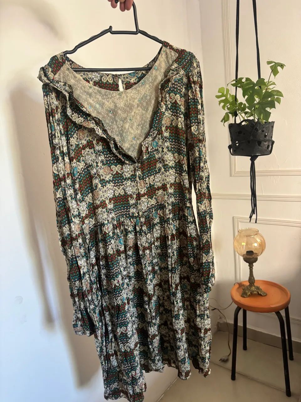 vestido karamello estampado gg