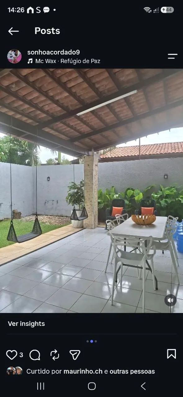 Cadeiras de balanço 