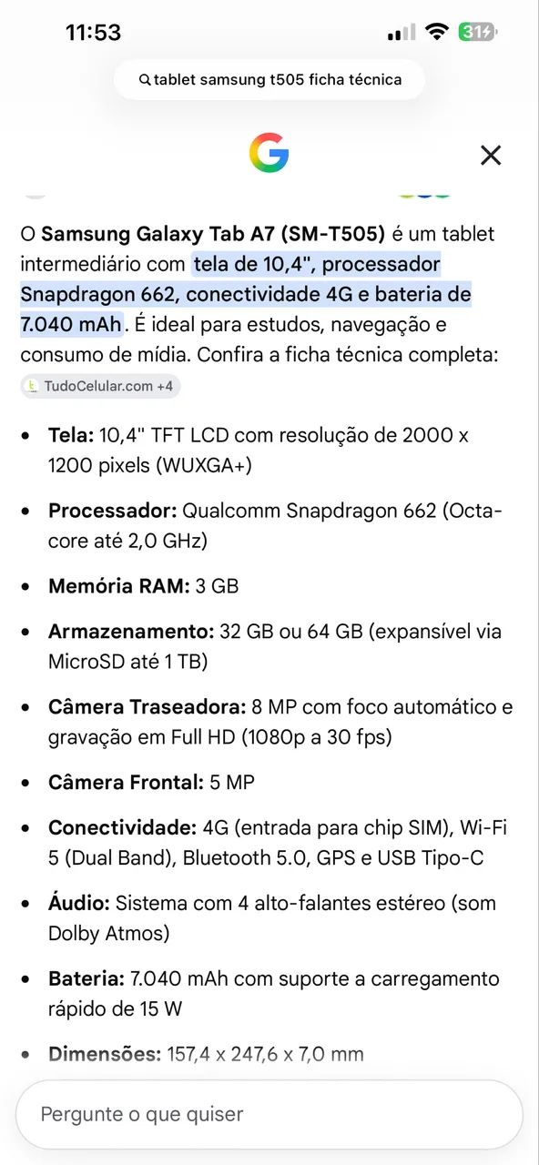 Samsung Galaxy TAB A7(SM-T505) 64GB - Foto 4