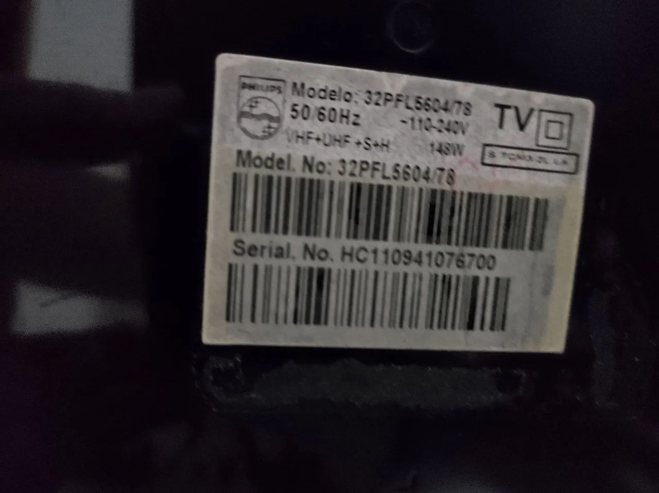 Tv Phillips LCD 32". (Defeito) - Foto 4