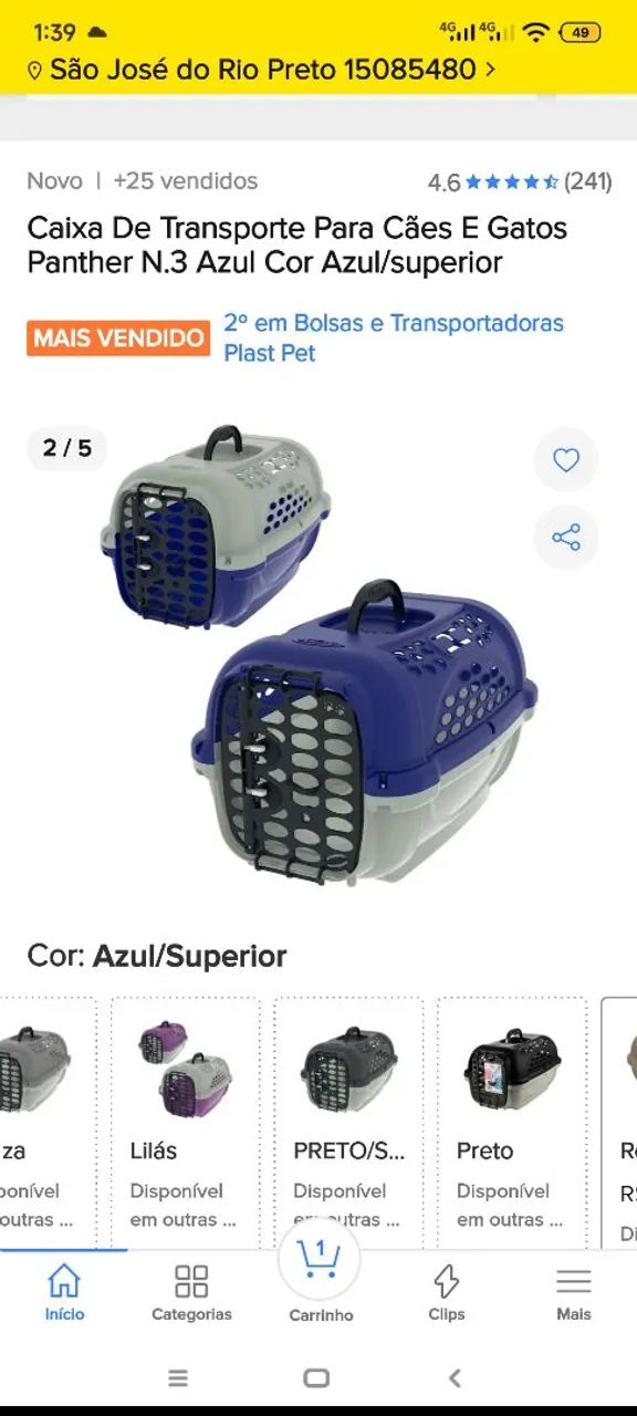 Caixa de transporte para cachorro  - Foto 2