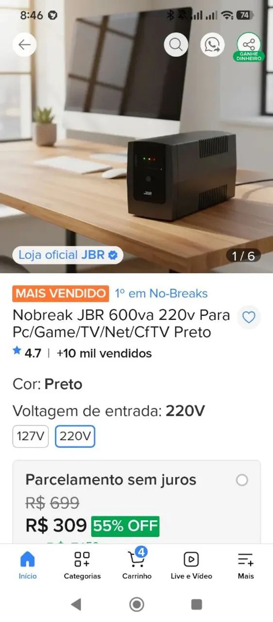 Noblack memórias HD SSD  - Foto 2