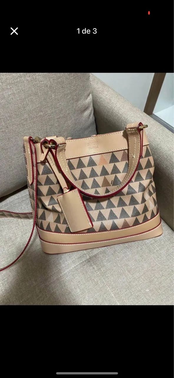 Bolsa Mini Tote Emma New Triangle Schutz - Foto 2