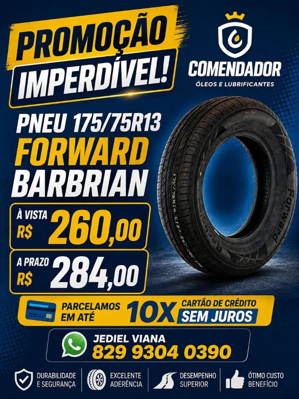 Pneu 175/75r13 novo