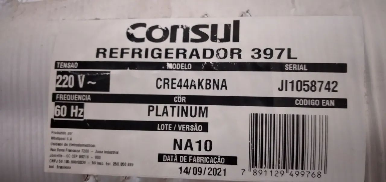 Geladeira Cônsul 397l 220v - Foto 5