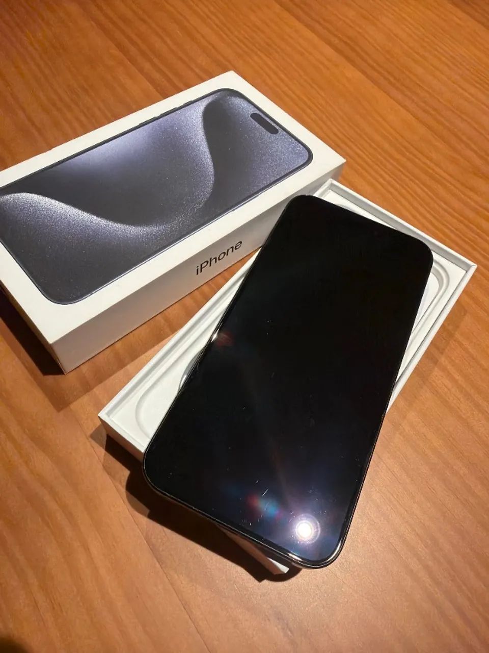 iPhone 15 Pro Max (1 TB) - Titânio Azul - Foto 2