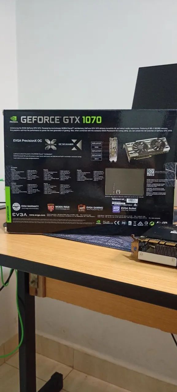 Placa de vídeo GTX 1070 8Gb(melhor que a Rx580) - Foto 3
