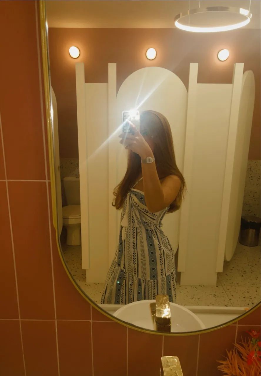 vestido shein estampado p/g - Foto 2
