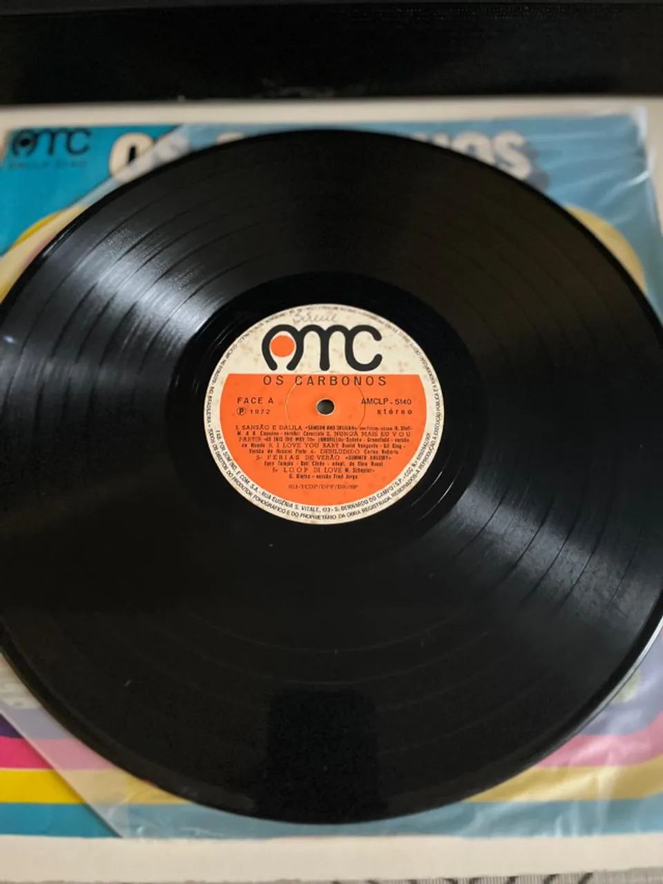 LP VINIL Os Carbonos - 1972 - Foto 4