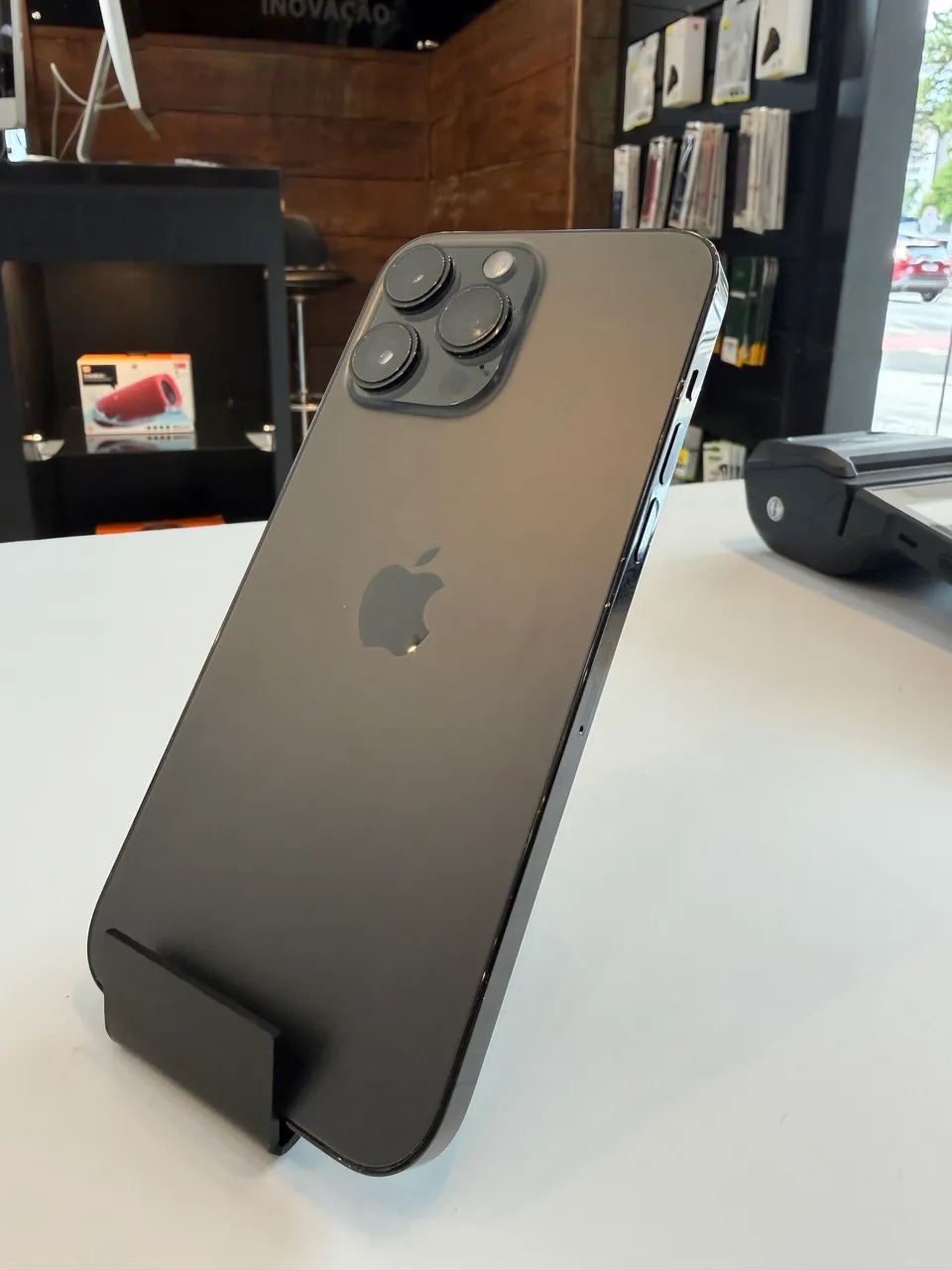 iPhone 13 pro max 128gb Graphite, seminovo - até 12x sem juros