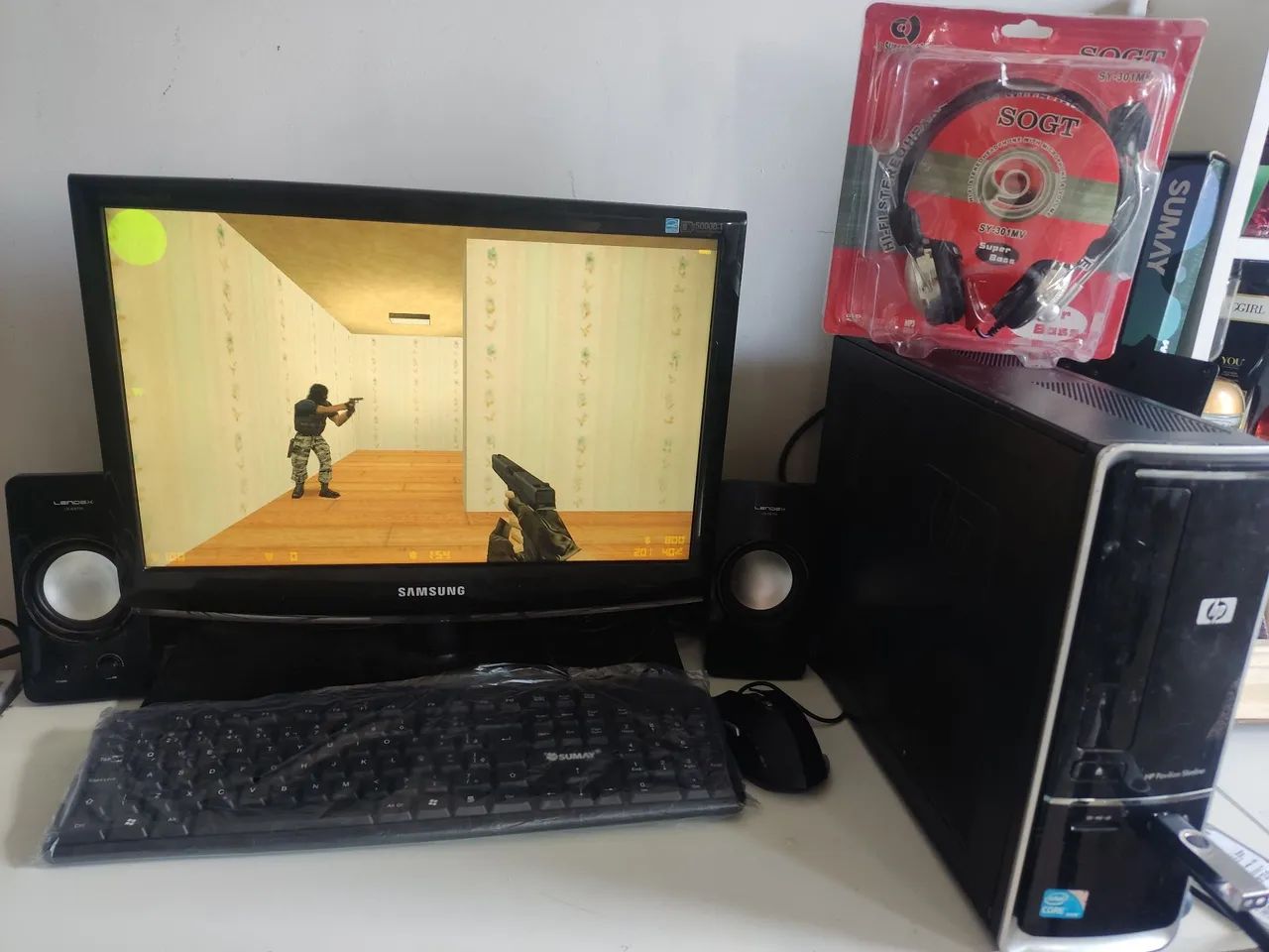 Computador completo slim Core i3 10GB Ram Wi-Fi Bluetooth jogos e programas  - Foto 3