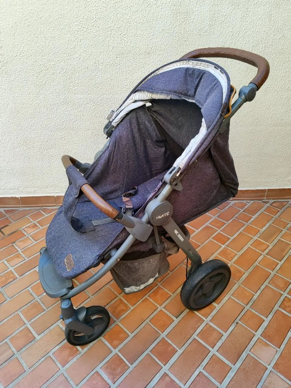 Carrinho de bebê + Bebê conforto Risus - ABC Desing Avito - Foto 2