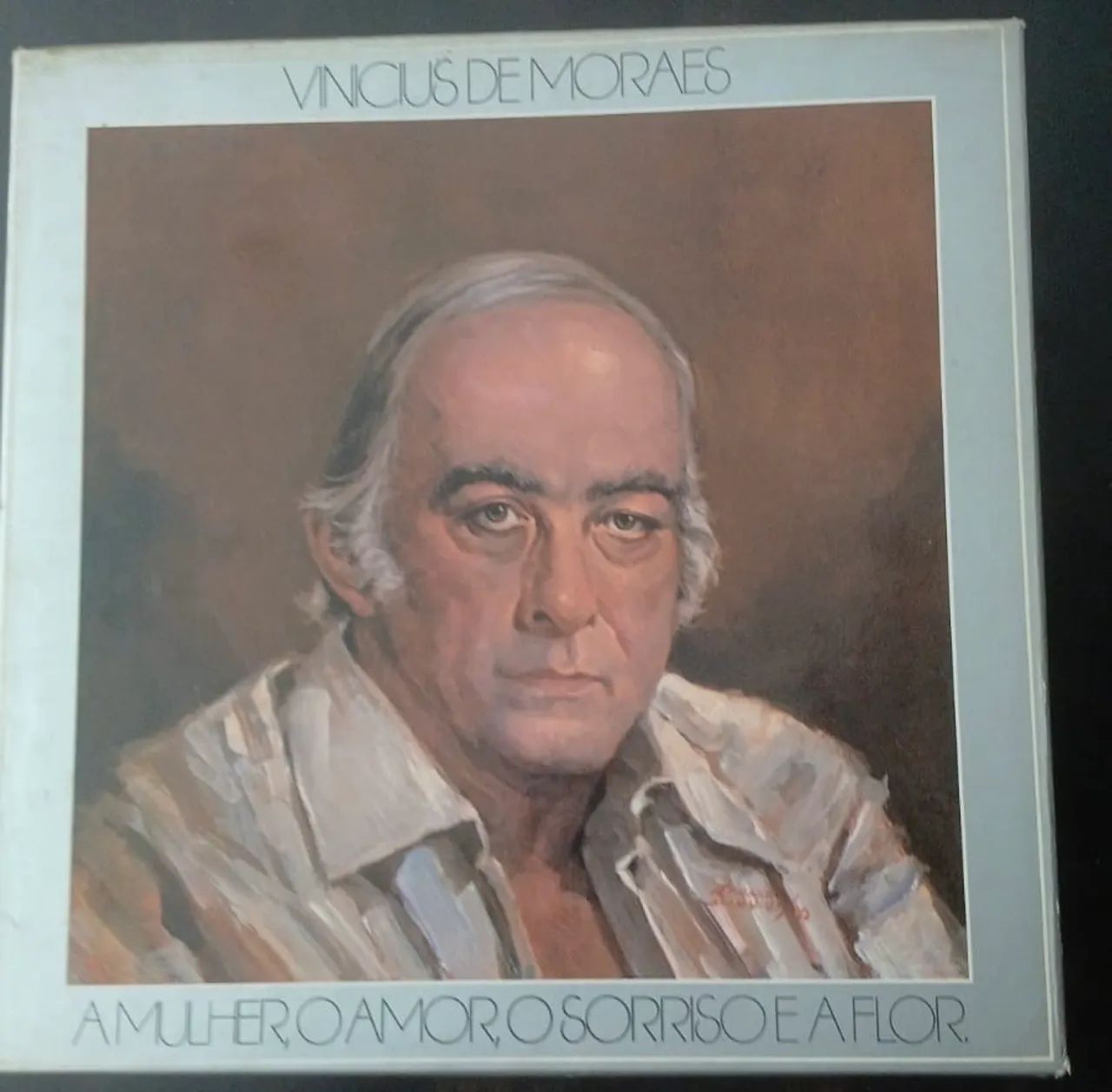 Box 4 LPs Vinicius De Moraes - A Mulher, O Amor, O Sorriso E A Flor (1980) - Raridade