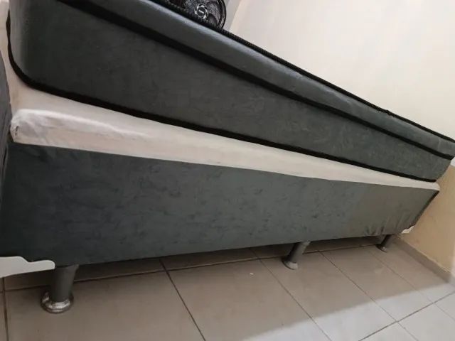 Cama Box Casal (138 x 188 cm) usada - Foto 4
