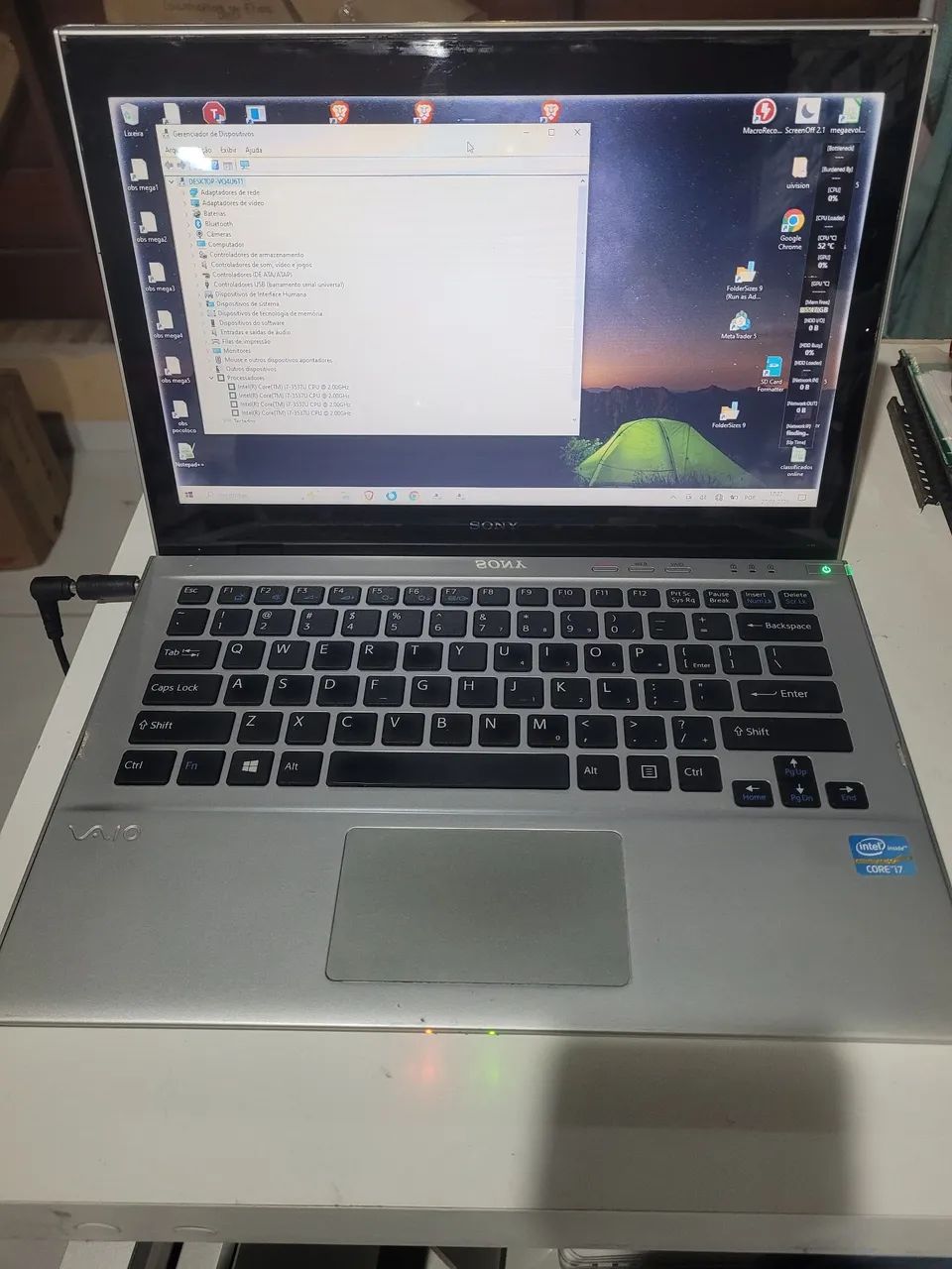 Ultrabook sony vaio i7 8gb ram com detalhes leia